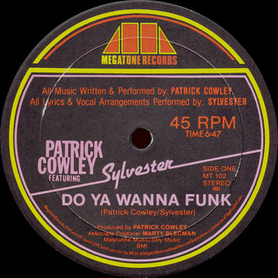 Patrick Cowley Featuring Sylvester : Do Ya Wanna Funk (12