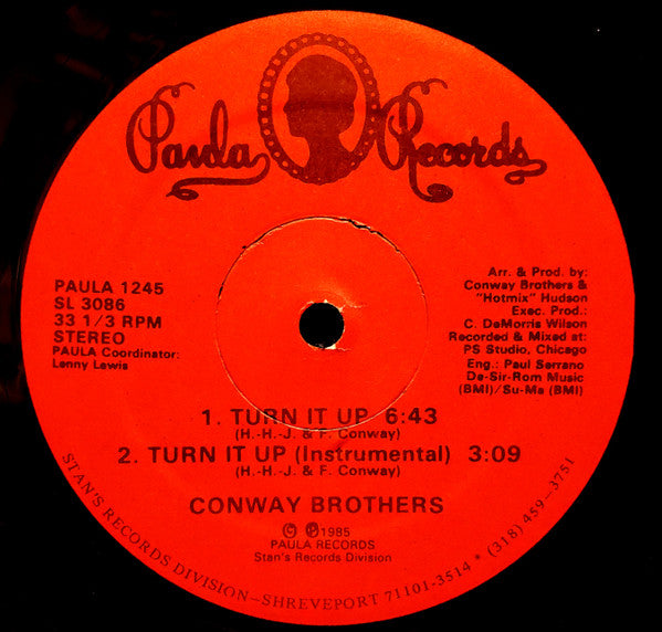 The Conway Brothers : Turn It Up (12