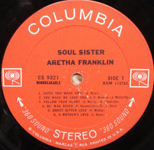 Load image into Gallery viewer, Aretha Franklin : Soul Sister (LP, Album, Pit)
