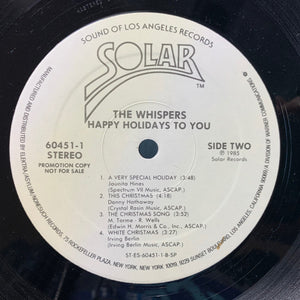 The Whispers : Happy Holidays To You (LP, Album, Promo, RE, SP )