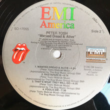 Load image into Gallery viewer, Peter Tosh : Wanted Dread &amp; Alive (LP, Album)