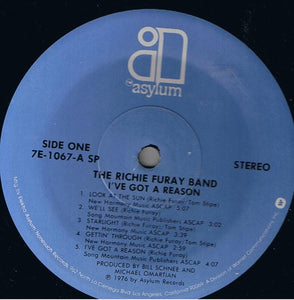 The Richie Furay Band : I've Got A Reason (LP, Album, SP )