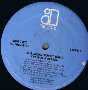 The Richie Furay Band : I've Got A Reason (LP, Album, SP )