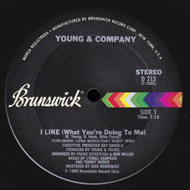 Young & Company : I Like (What You're Doing To Me) (12