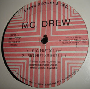 MC. Drew : Take No Prisoner's/ Big Nut's!! (12")
