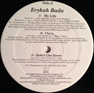 Erykah Badu : Mama's Gun (12", Ltd, Promo, Smplr)