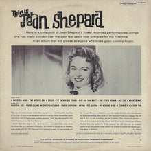 Load image into Gallery viewer, Jean Shepard : This Is Jean Shepard (LP, Mono, RP)
