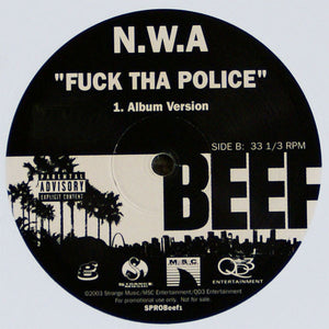 Warren G / N.W.A. : Let's Go / Fuck Tha Police (12", Promo, Whi)