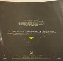 Load image into Gallery viewer, Yes : Owner Of A Lonely Heart (7", Single, SP )