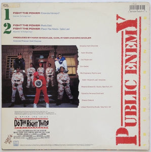 Public Enemy : Fight The Power (Extended Version) (12", Single)