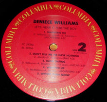 Load image into Gallery viewer, Deniece Williams : Let&#39;s Hear It For The Boy (LP, Album, Pit)