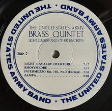 Load image into Gallery viewer, The United States Army Brass Quintet : Light Cavalry And Other Favorites (LP)