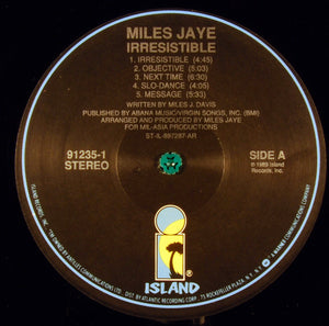 Miles Jaye : Irresistible (LP, Album)