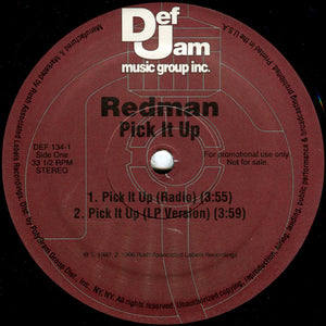 Redman : Pick It Up (12", Promo)