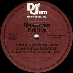 Redman : Pick It Up (12", Promo)