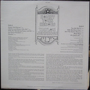 Waylon Jennings : Honky Tonk Heroes (LP, Album, RCA)