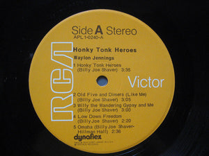 Waylon Jennings : Honky Tonk Heroes (LP, Album, RCA)