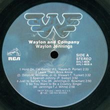 Load image into Gallery viewer, Waylon Jennings : Waylon And Company (LP, Album, Emb)