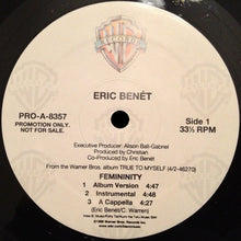 Load image into Gallery viewer, Eric Benét : Femininity (12", Promo)