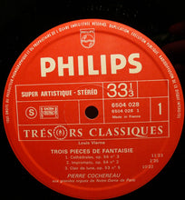 Load image into Gallery viewer, Vierne*, Boellmann*, Cochereau* : Vierne Trois. Trois Pieces De Fantaisie. Boellmann. Suite Gothique Elevation. Pierre Cochereau, Aux Grandes Orgues De Notre-Dame De Paris.  (LP, GAT)