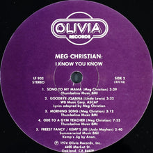 Load image into Gallery viewer, Meg Christian : I Know You Know (LP, Album)