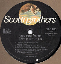 Load image into Gallery viewer, John Paul Young : Love Is In The Air (LP, Album, RI )
