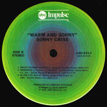 Load image into Gallery viewer, Sonny Criss : Warm &amp; Sonny (LP, Album)