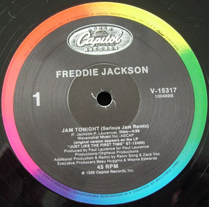 Freddie Jackson : Jam Tonight (12", Single)