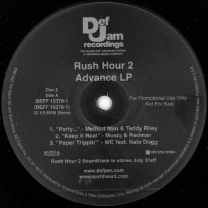 Various : Rush Hour 2 Advance LP (3xLP, Advance, Comp, Promo)