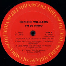 Load image into Gallery viewer, Deniece Williams : I&#39;m So Proud (LP, Album)