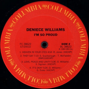 Deniece Williams : I'm So Proud (LP, Album)