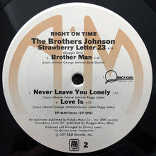 Load image into Gallery viewer, The Brothers Johnson* : Right On Time (LP, Album, Pit)