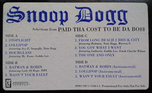 Snoop Dogg : Selections From Paid Tha Cost To Be Da Bo$$ (2xLP, Promo, Smplr)