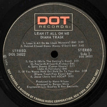 Load image into Gallery viewer, Diana Trask : Lean It All On Me (LP, Album)