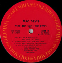 Load image into Gallery viewer, Mac Davis : Stop And Smell The Roses (LP, Album)