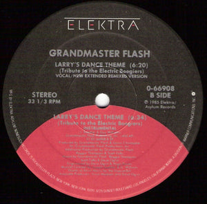 Grandmaster Flash : Girls Love The Way He Spins (12")