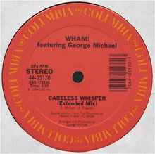 Load image into Gallery viewer, Wham! Featuring George Michael : Careless Whisper (12", Single, Pit)