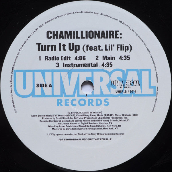 Chamillionaire Feat. Lil' Flip : Turn It Up (12