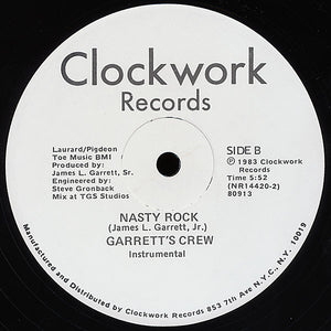 Garrett's Crew : Nasty Rock (12")