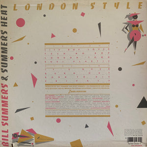 Bill Summers & Summers Heat : London Style (LP, Album, Pin)