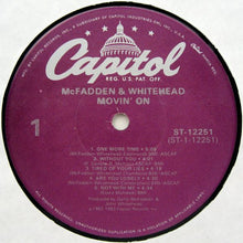Load image into Gallery viewer, McFadden &amp; Whitehead : Movin' On (LP, Album, Win)