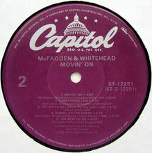 Load image into Gallery viewer, McFadden &amp; Whitehead : Movin' On (LP, Album, Win)