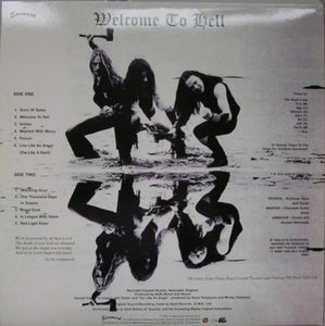 Venom (8) : Welcome To Hell (LP, Album, RE, Gol)