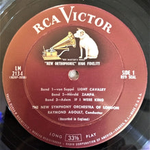 Load image into Gallery viewer, The New Symphony Orchestra Of London, Raymond Agoult : Overtures ...In Spades! (LP, Album, Comp, Mono, ALT)