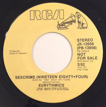 Load image into Gallery viewer, Eurythmics : Sexcrime (Nineteen Eighty·Four) (7", Promo)