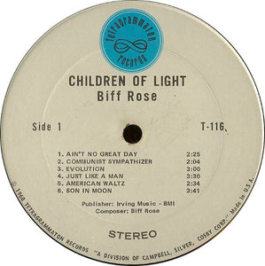 Biff Rose : Children Of Light (LP, Album)