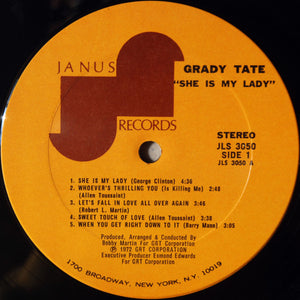 Grady Tate : She Is My Lady (LP, Album, Pit)