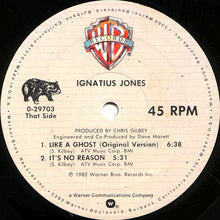Load image into Gallery viewer, Ignatius Jones : Like A Ghost (12&quot;, Maxi)