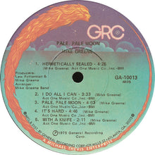 Load image into Gallery viewer, Mike Greene (3) : Pale, Pale Moon (LP, Album)