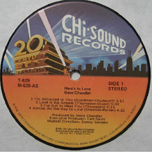 Load image into Gallery viewer, Gene Chandler : Here's To Love (LP, Album)